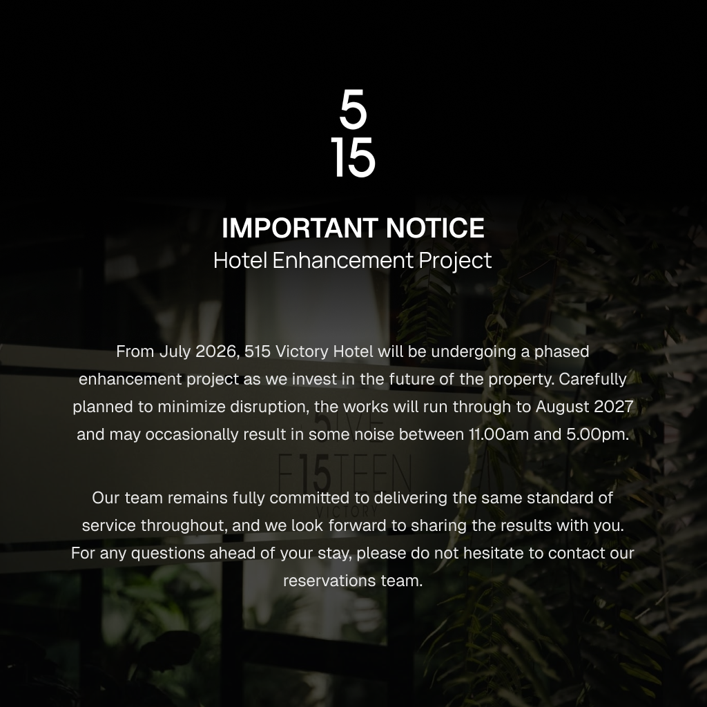 Important Notice Hotel Enhancement Project [ENG]